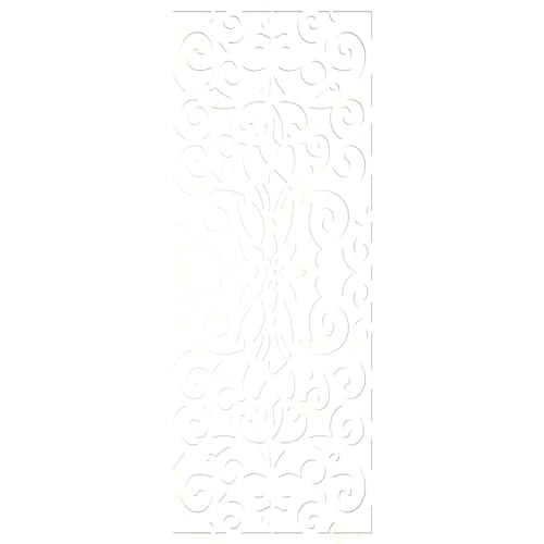 Image of Buel Decorative Pierced Fretwork Wood Wall Panels, 27 3 /8 inchW x 69 3 /8 inchH x 3 /8 inchT, Birch