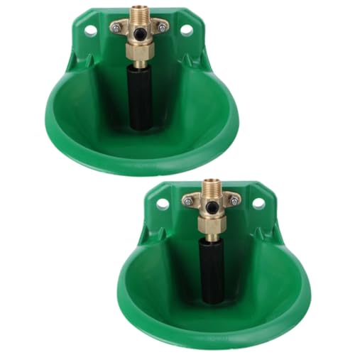 POPETPOP 2pcs Copper Automatic Drinking Fountain for Sheep