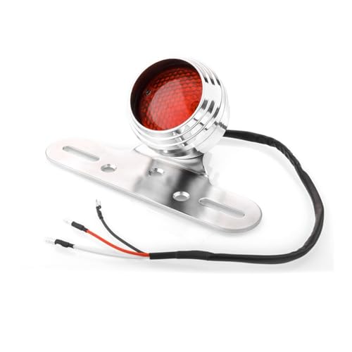 Feu de freinage LED moto puissant et feu de circulation étanche avec support plaque
