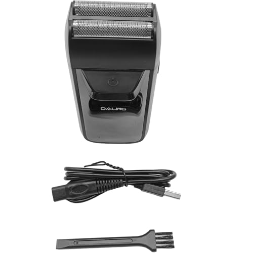 Barbeador Profissional Raspador DL-9235 Recarregável 2 Lâminas Shaver Bivolt