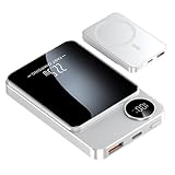 Batteria Esterna Magnetica Wireless Da 20000 MAh - Ricarica Rapida Da 22,5 W, Caricabatterie Portatile Con Cavo E Anello Magnetico, Power Bank Magnetico, Per Cellulari, Cuffie, Tablet, Laptop