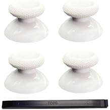 4PCS Custom Analog Thumb Sticks for Meta Quest 3 Controller, Replacement Thumbsticks for Oculus Quest 2 Left Right Controller, VR Accessories Repair Kit Joysticks Buttons for Metaquest Pro - White
