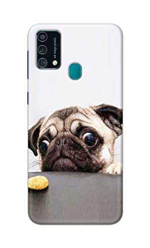Image of PRINTFIDAA� Printed Hard Back Cover Case for Samsung Galaxy F41 | Samsung Galaxy M21s Back Cover (Pug Dog) -2808