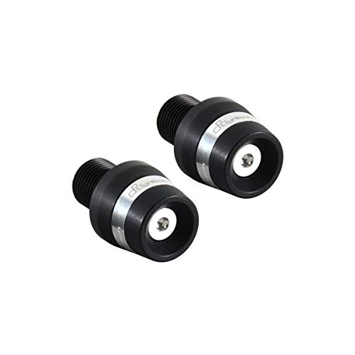 Embout de Guidon Noir Black & White Series pour Moto