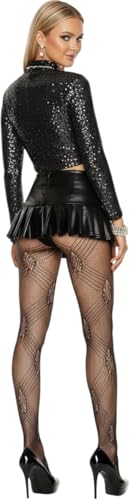 Image of ToBeInStyle Women's Argyle Checkered Diamond Rhombus Net Opaque Sheer Tights Pantyhose