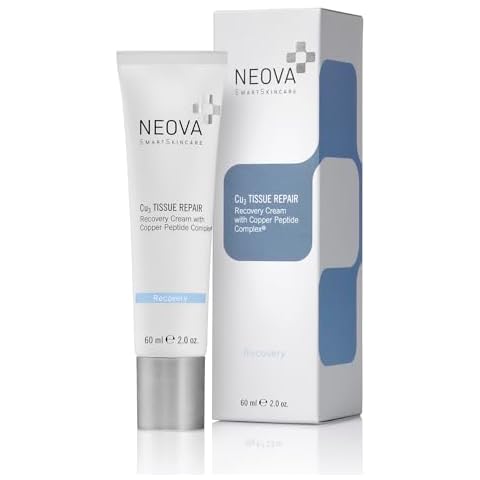 NEOVA SmartSkincare Cu3 Tissue Repair & Post Laser Cream 56g, 2 Oz. | Clinical Repair Copper Peptide Cream | Improves & Accelerates Skin Healing & Reduces Irritation Cover