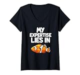 Photo Gallery donna la mia esperienza risiede nel pesce pagliaccio anemonefish oceano pacifico maglietta con collo a v Photo Gallery donna la mia esperienza risiede nel pesce pagliaccio anemonefish oceano pacifico maglietta con collo a v