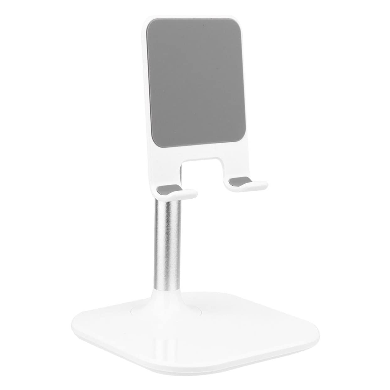 PartyKindom 2pezzi Supporto Per Smartphone e Tablet Da Scrivania Staffa Telescopica Per Videochiamate e Visione Bianco