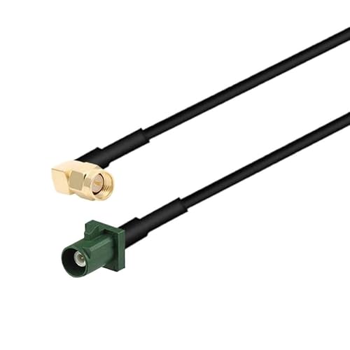 1 PC SMA �I�X 90 �x Fakra ABCDEGHIKZ �I�X RG174 �P�[�u�� G */PS an */�e�i�����A�_�v�^ R*/F �����s�O�e�[��(SMA M90 to Fakra EM,5M)