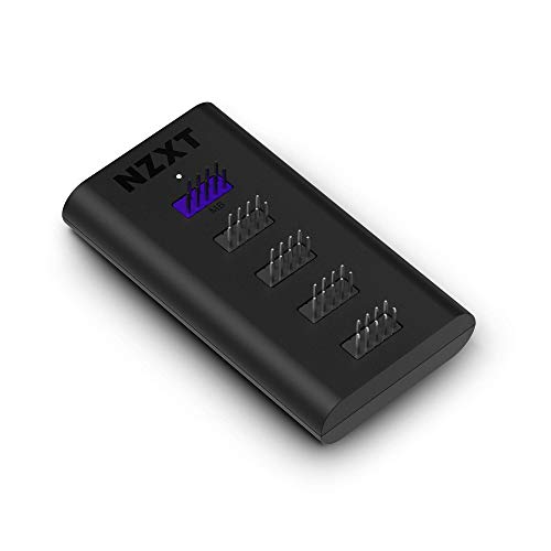 NZXT Internal USB Hub 3 - Expands 4 USB 2.0 Ports - Sleek Multifunctional Design - SATA Power Connection - Plug and Play by NZXT - Image 6