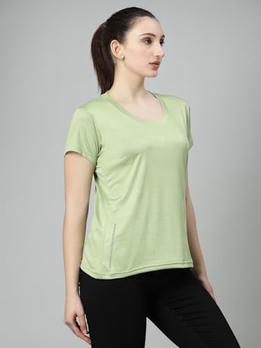 Image of UZARUS Women's Comfort Active Fit Workout Top Sports Gym T-Shirt (Pack of 2)
