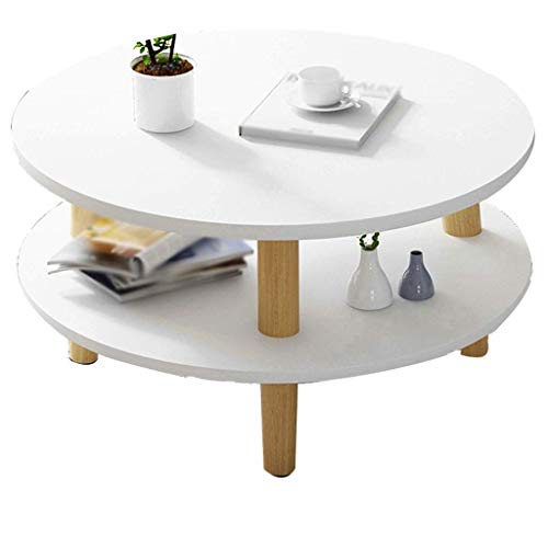 GWW Perfect Furniture Double Storey Shelf, Solid Wood Table Legs Coffe GWW Perfect Furniture Double Storey Shelf, Solid Wood Table Legs Coffe