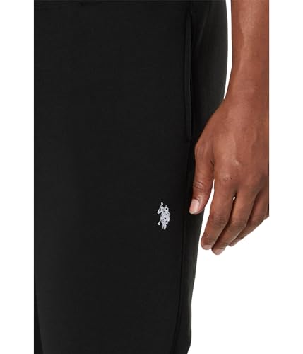 U.S. POLO ASSN. Men's USPA Big and Tall Sherpa Lined Jogger, Black3