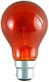 5 x Eveready 60w BC - B22 Fireglow GLS Lamp / Light Bulb (ERFIR60BC S855)