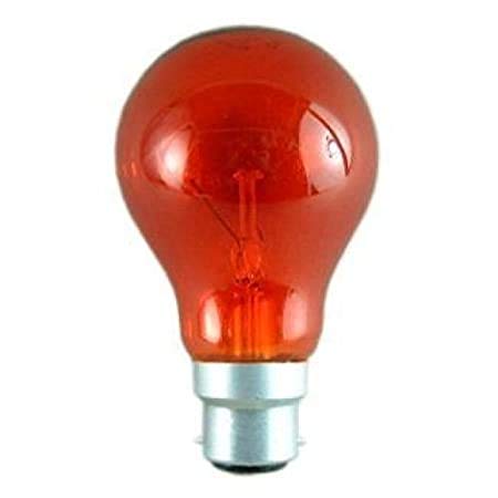 5 x Eveready 60 W, BC, B22, Fireglow GLS Lámpara Bombilla (erfir60bc S855) Cover