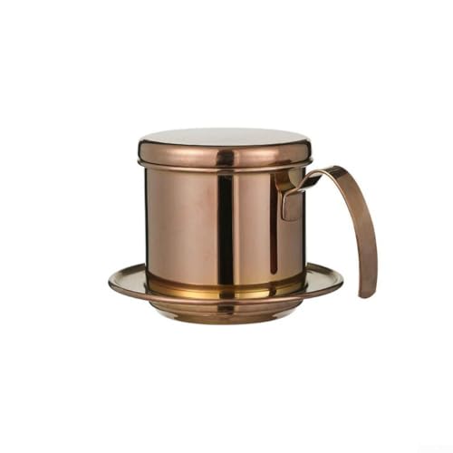 Olla Moka de acero inoxidable 304 diseñada para la preparación tradicional de estufa con cámara de extracción equilibrada y agujeros de filtración perforados de precisión