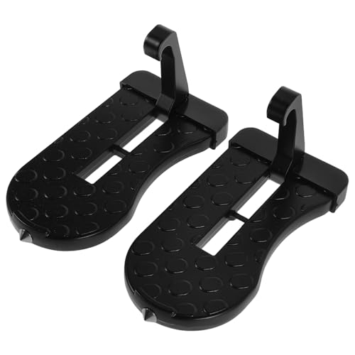 LOLIPPYY 2個 車用折りたたみドアステップ ペダル式ルーフアシスト 踏み台 設計 滑り止め加工 軽量携帯可能 トラック対応 乗降補助用