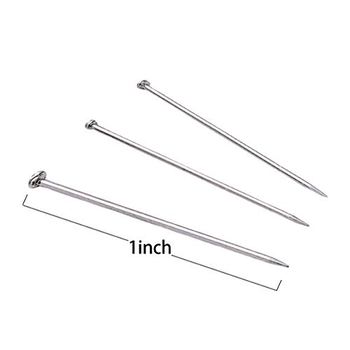 image for xcpmm 500 Pieces Sewing Pins Head Pins Fine Satin Pin Straight for Dre
