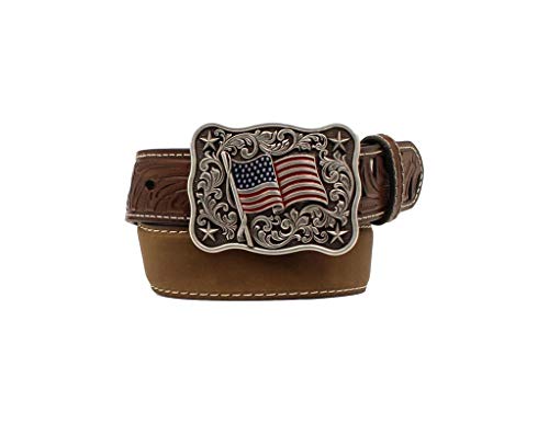 Nocona Western Belt Boys Flag 1 1/4