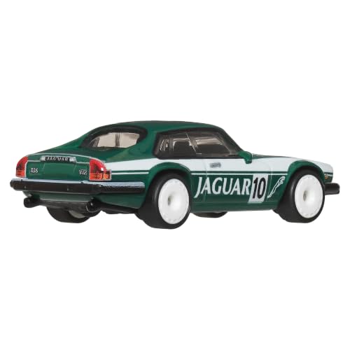 Image of Hot Wheels Premium Car Culture Collectible Toy Car, 1:64 Scale Die-Cast Jaguar XJS, Eurospeed Vehicle with Real Riders Tires