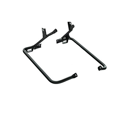 HTTMT SG02- Black Saddlebag Support Bracket Bag Support Compatible with 2009-2013 Harley-Davidson Touring Models Road King Electra Glide Road Glide Street Glide