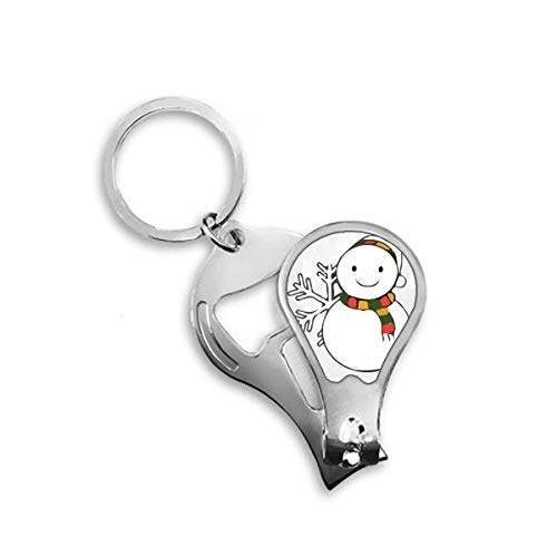 Coupe-ongles de pieds bonhomme de neige illustration Météo DIYthinker