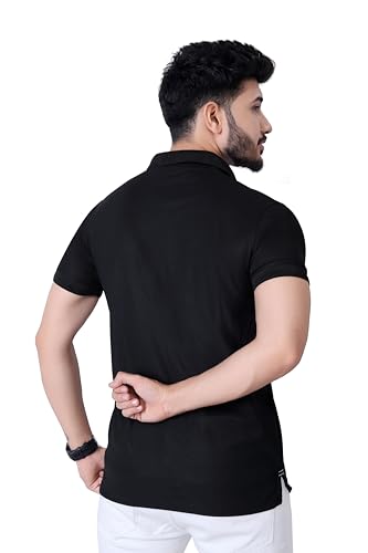 Image of Men's Premium Polo T-Shirt | Classic Collar | Smooth Finish | Half Sleeve Casual Wear (XS to 3XL)