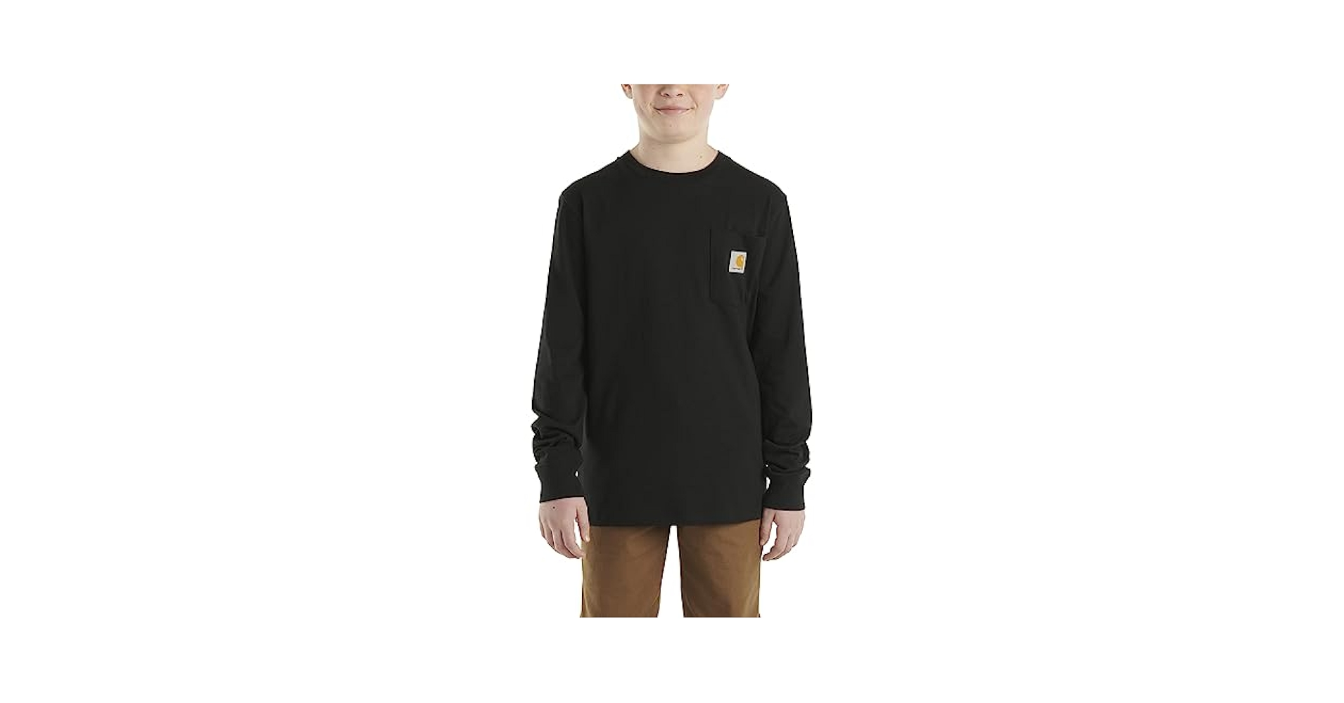 キドc-boy style (vol.481)carhartt Carhartt Boys Pocket Long Sleeve T-Shirt (S - XL) | Grey