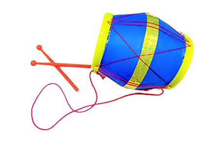 Smart Picks Small Dholki Drum Musical Plastic Toy for Kids-image-34