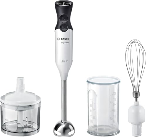 Bosch MS6CA4150G ErgoMixx, Licuadora Manual (800 W), color blanco