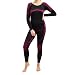 Produktbild Gomati Damen Thermo Unterwäsche Set Seamless Funktionswäsche schnelltrocknend - Pink S-M