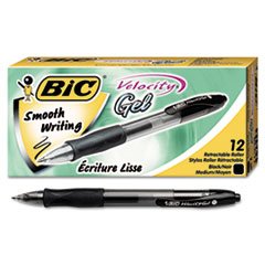 Pack por 3 Bolígrafo Roller Gel BICRLC11BK Tinta Negra miniatura 2