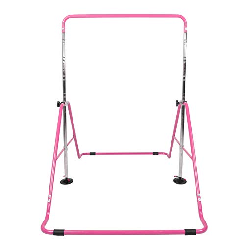 Hyner Folding telescopic gymnastics bar adjustable height gymnastics horizontal bar fitness climbing tower home gym for children