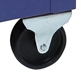 10,2 x 2,5 cm Wagenbockrad, hohe Festigkeit, einfache Installation, ideal für leichte Transporte, Verwendung an Möbeln oder mobilen Geräten.