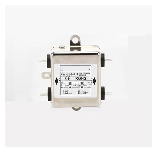 Filtre 50HZ CW3L2-20A-T contre les parasites d'alimentation électrique enfichable 220V