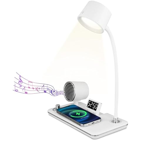 4-in-1 LED Desk Lamp with Charger Cover