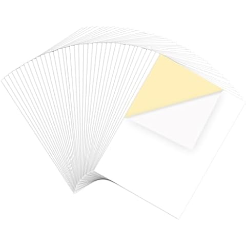 CYFUN DESIGN 50Sheets Masking Sheets for Crafting,Repositionable Low-Tack Adhesive Sheets,Stamps Die Cuts Paper Masks, Repositionable Low-Tack Adhesive Sheets 5.83x8.27inch for DIY Arts Craft Cover