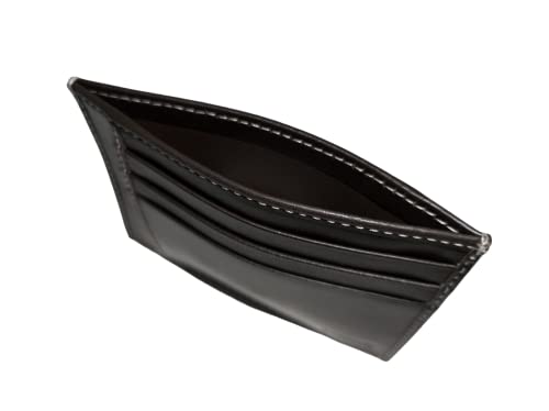 Luxury Handmade Authentic Italian Leather Credit Card Holder (Brown)3