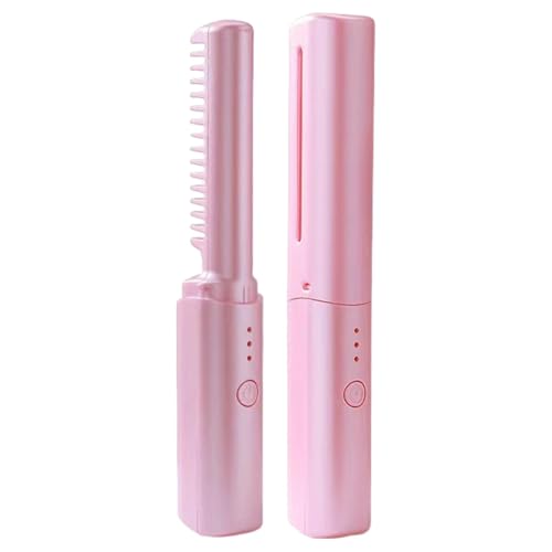 Acunny Cepillo alisador para mujer, cepillo alisador de pelo - Peine peinado, cepillo para el cabello, alisador | Cepillo alisador recargable, peine alisador, alisador inalámbrico para tipos de