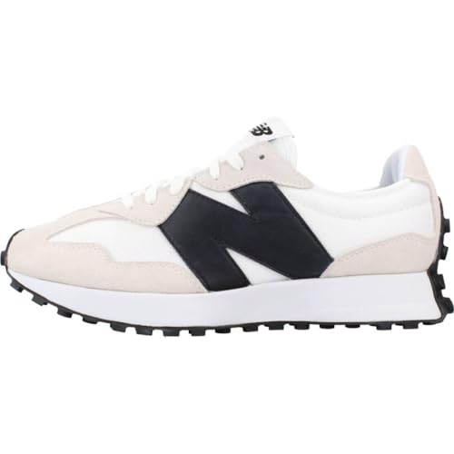 New Balance Men's 327 Sneaker, White with Black (us_Footwear_Size_System, Adult, Men, Numeric, Medium, Numeric_5)2