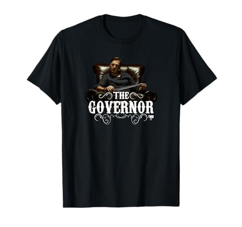 The Walking Dead Camiseta Unisex Adultos Negra T Shirt Manga de Doble Puntada Pequeño EU