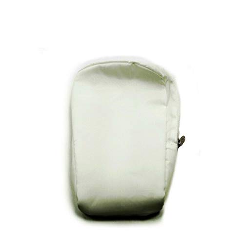 White Pouch Travel Zip Case Blanc Voyage Valise For Philips Lumea Precision Plus IPL SC2000 SC2001 SC2002 SC2003 SC2004 SC2005 SC2006 SC2007 SC2008 SC2009 422210019221
