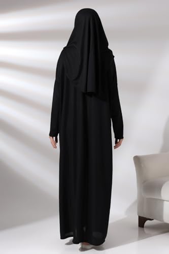 Image of ihvan online Muslim Dresses for Women, One-Piece Prayer Dress & Prayer Rug & Beads, Islamic Gift Set for Eid Ramadan
