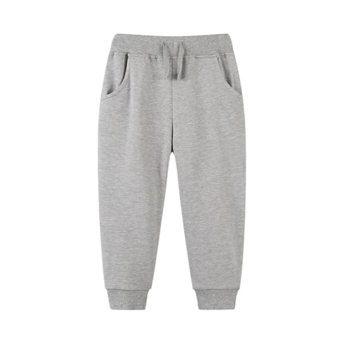 Girls Boys Sweatpants Elastic High Waist Joggers Pants Kids Unisex Casual Comfort Soft Athletic Sweat Pants 2-7 Years