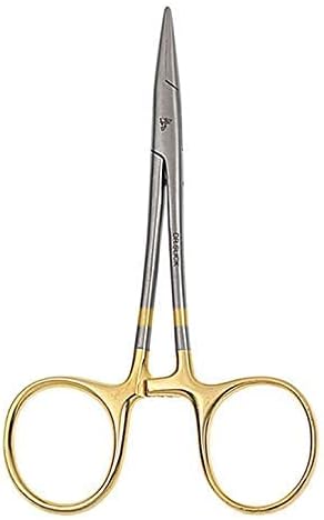 Dr. Slick Spring Creek Clamp, 5", Gold Loops, Straight