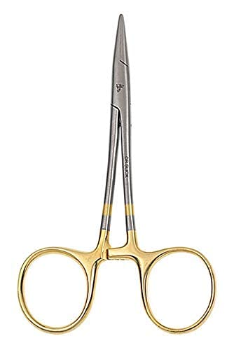 Dr. Slick Spring Creek Clamp, 5", Gold Loops, Straight