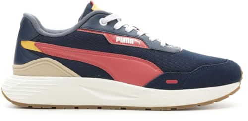 PUMA Mens Runtamed Plus Lace Up Sneakers Shoes Casual - Blue