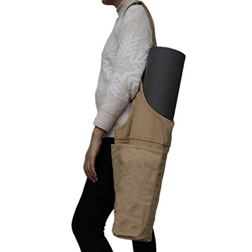 WESEEDOO YYoga Mat Carrier Bag Yoga Bag Yoga Mat Bag Yoga Mat And Bag Set Exercise Mat Bag Yoga Mat Bag Large Yoga Mat Cover Bag Yoga Mat With Carry Bag Yoga Mat Carry Bags khaki,-