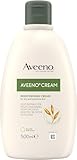Aveeno Moisturising Cream (1x 500ml), Nourishing Body Lotion with Hydrating Colloidal Oatmeal, Full Body Moisturiser for Dry and Sensitive Skin, Suitable For Adults and Babies From 3 Months