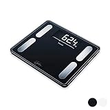 Beurer BF410 Signature Line Body Analysis Scale Bathroom Scale - White | Precise Full-Body Analysis...